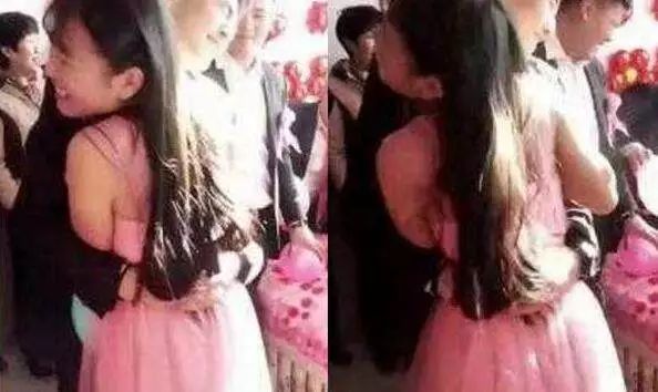 女子婚礼上唱歌，男子咸猪手塞红包