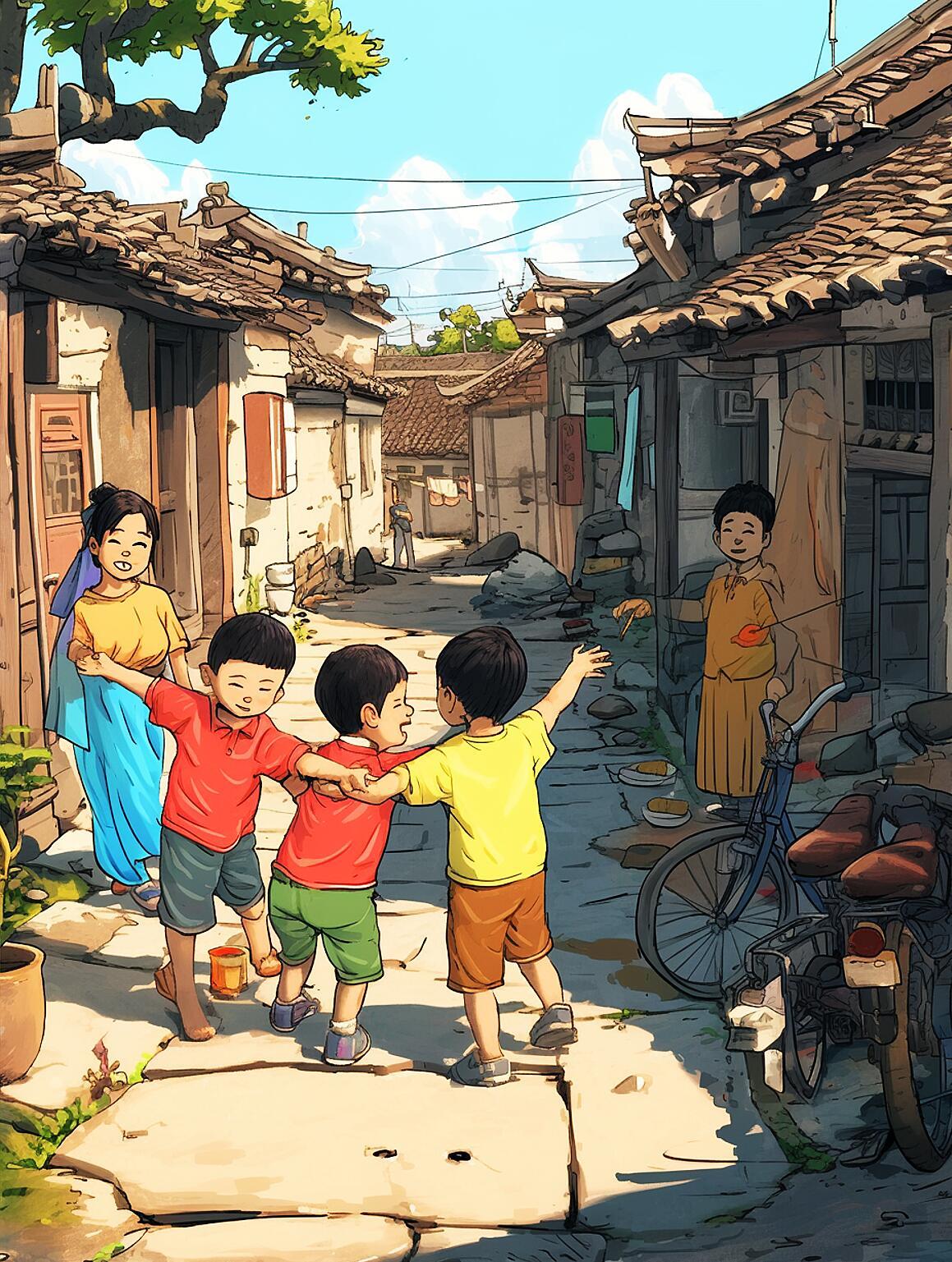 我的童年和父母的童年，两代人的美好回忆
