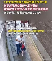 将放学女童拖进小巷背后的警示与思考